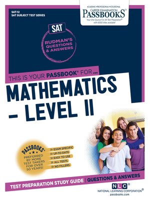 MATHEMATICS--LEVEL II - ebook